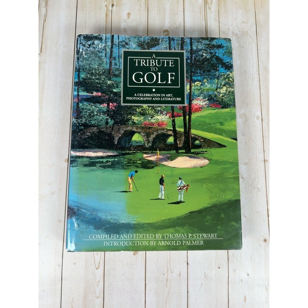 A Tribute to Golf Thomas P. Stewart 1990 Illustrated Art Photography Literature